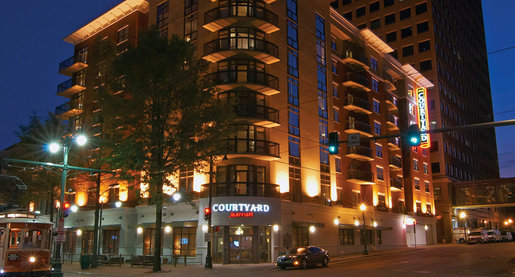 Hotel Courtyard Memphis Downtown Exterior foto